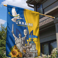 Ukraine Independence Day Garden Flag Tryzub Heritage Freedom Pride