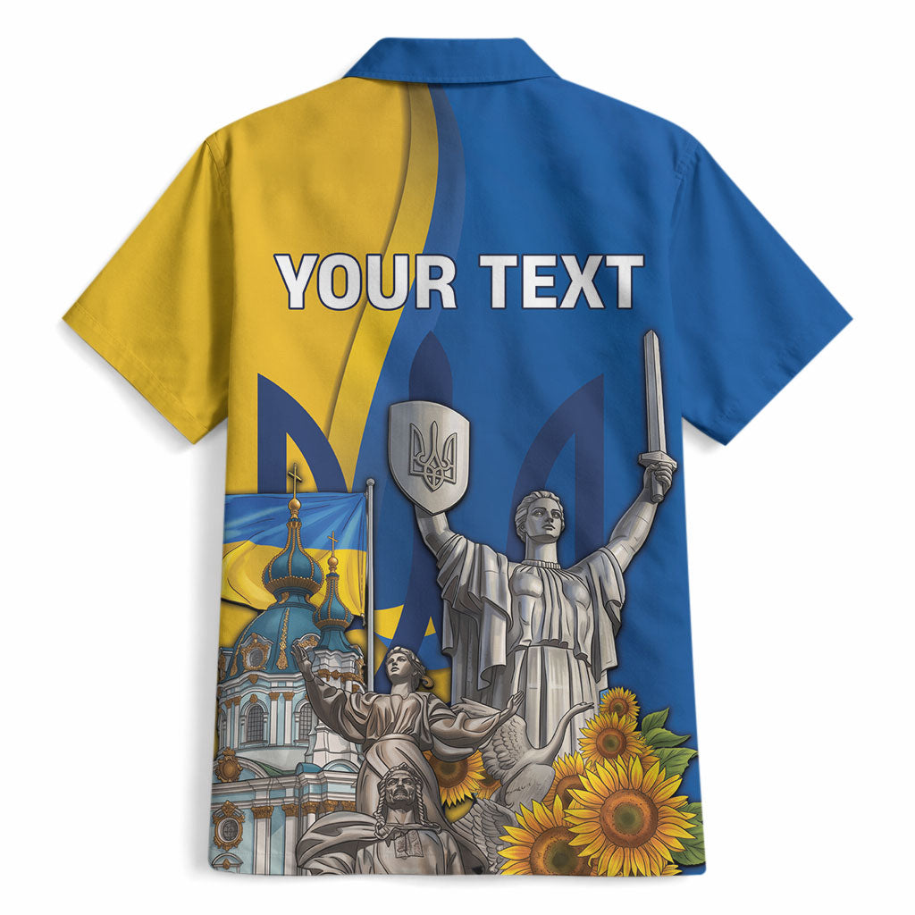 Personalized Ukraine Independence Day Hawaiian Shirt Tryzub Heritage Freedom Pride
