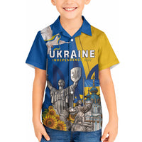 Personalized Ukraine Independence Day Hawaiian Shirt Tryzub Heritage Freedom Pride