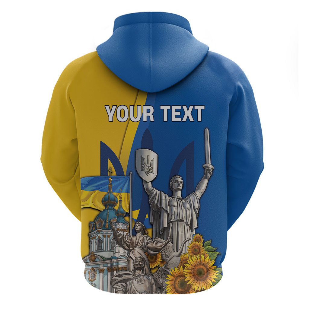 Personalized Ukraine Independence Day Hoodie Tryzub Heritage Freedom Pride