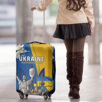 Ukraine Independence Day Luggage Cover Tryzub Heritage Freedom Pride