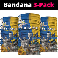 Ukraine Independence Day Neck Gaiter Tryzub Heritage Freedom Pride