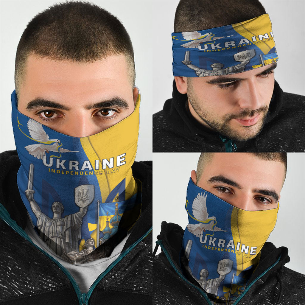 Ukraine Independence Day Neck Gaiter Tryzub Heritage Freedom Pride