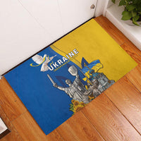 Ukraine Independence Day Rubber Doormat Tryzub Heritage Freedom Pride