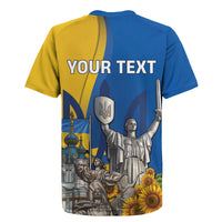 Personalized Ukraine Independence Day Rugby Jersey Tryzub Heritage Freedom Pride