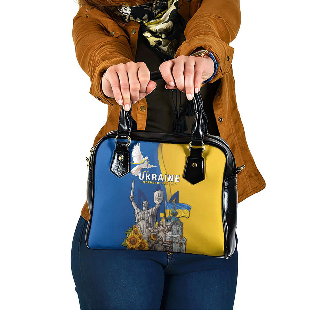 Ukraine Independence Day Shoulder Handbag Tryzub Heritage Freedom Pride