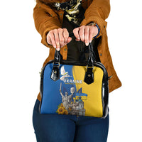 Ukraine Independence Day Shoulder Handbag Tryzub Heritage Freedom Pride