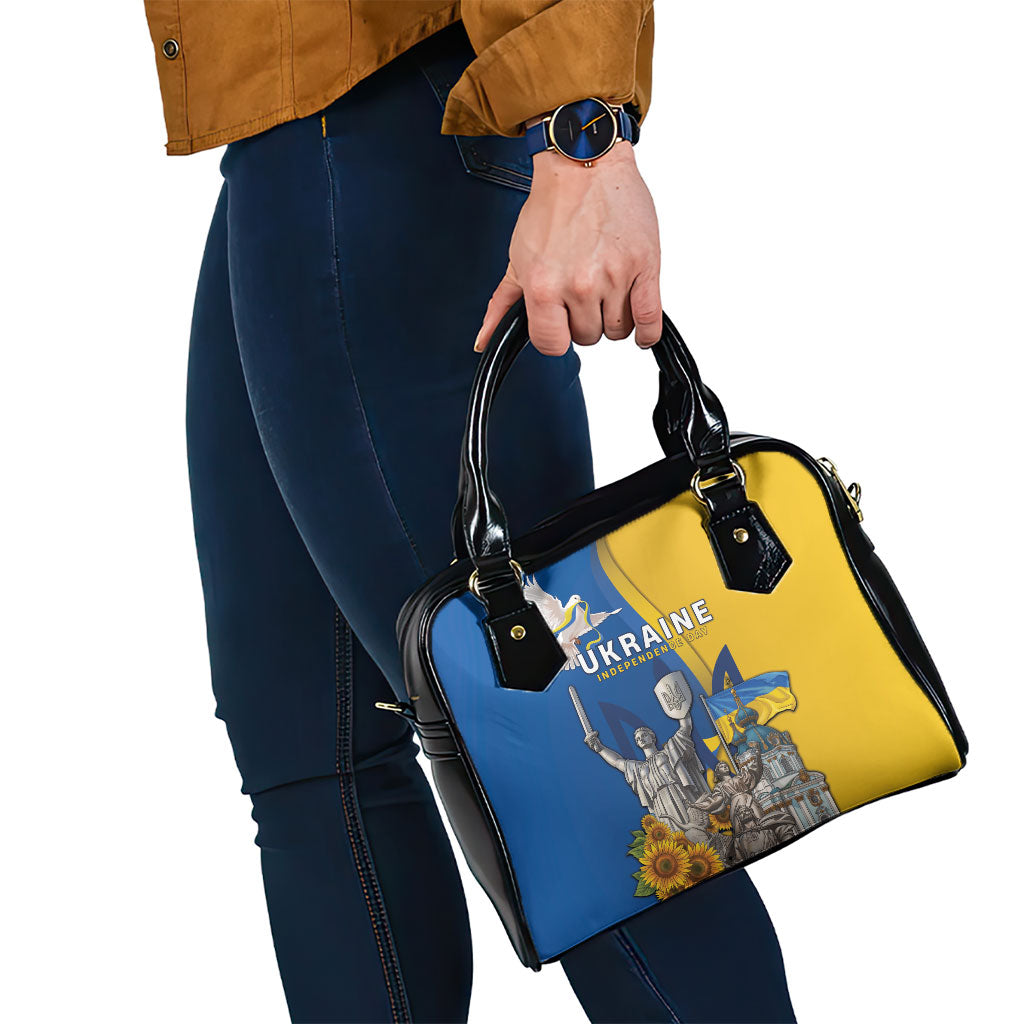 Ukraine Independence Day Shoulder Handbag Tryzub Heritage Freedom Pride