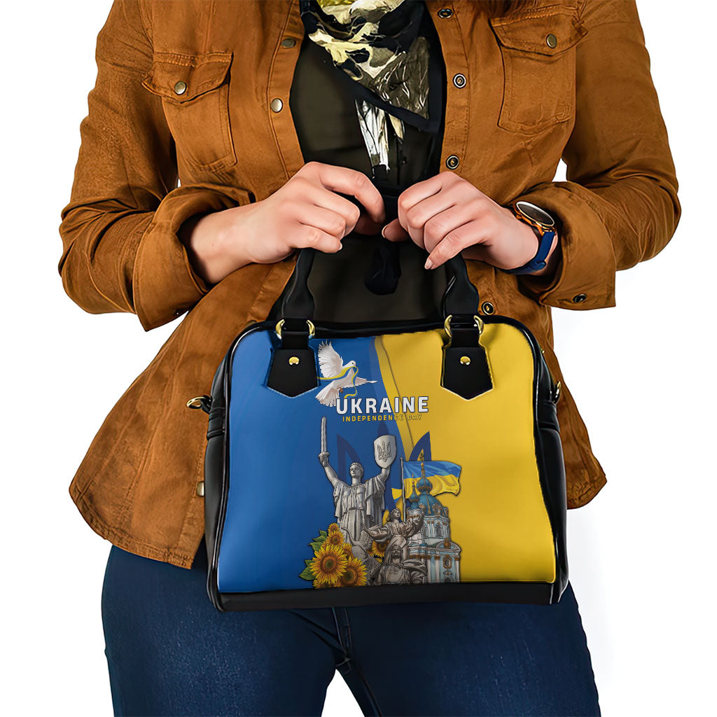 Ukraine Independence Day Shoulder Handbag Tryzub Heritage Freedom Pride