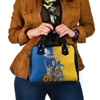Ukraine Independence Day Shoulder Handbag Tryzub Heritage Freedom Pride