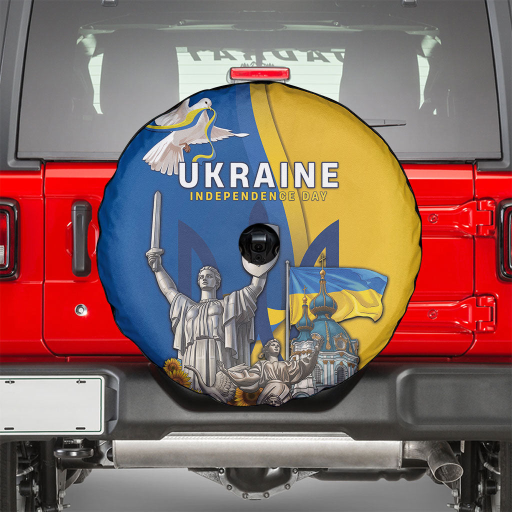 Ukraine Independence Day Spare Tire Cover Tryzub Heritage Freedom Pride