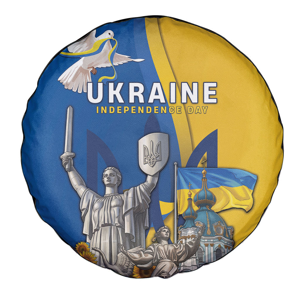 Ukraine Independence Day Spare Tire Cover Tryzub Heritage Freedom Pride