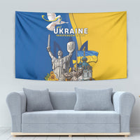Ukraine Independence Day Tapestry Tryzub Heritage Freedom Pride