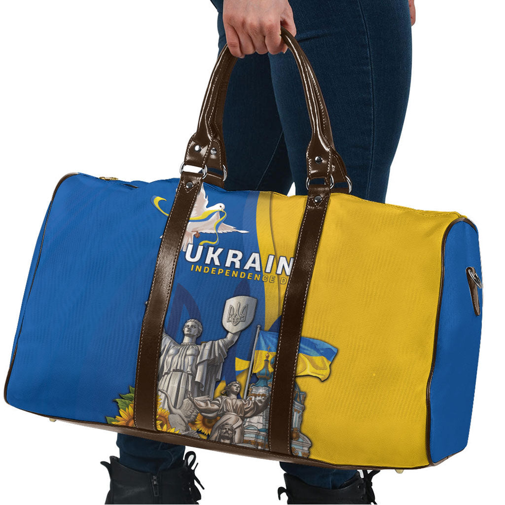 Ukraine Independence Day Travel Bag Tryzub Heritage Freedom Pride