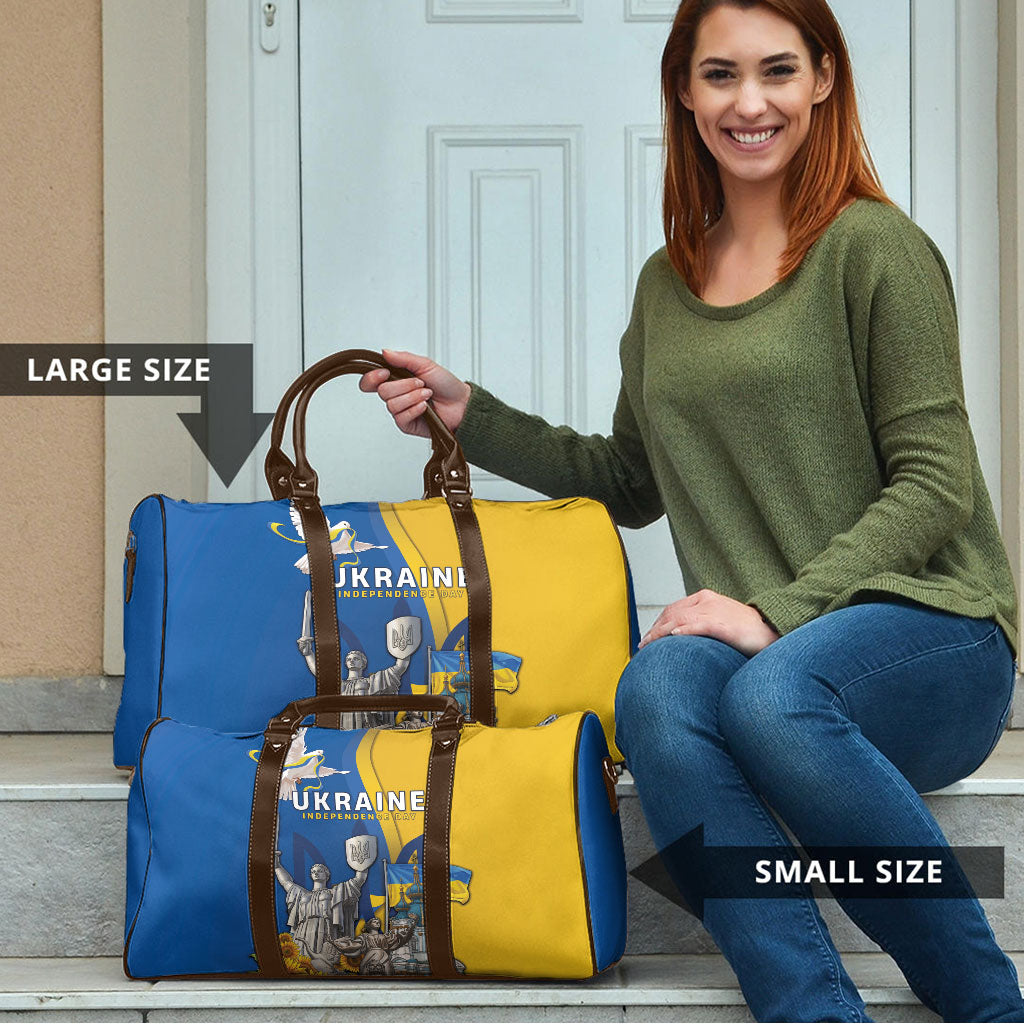 Ukraine Independence Day Travel Bag Tryzub Heritage Freedom Pride