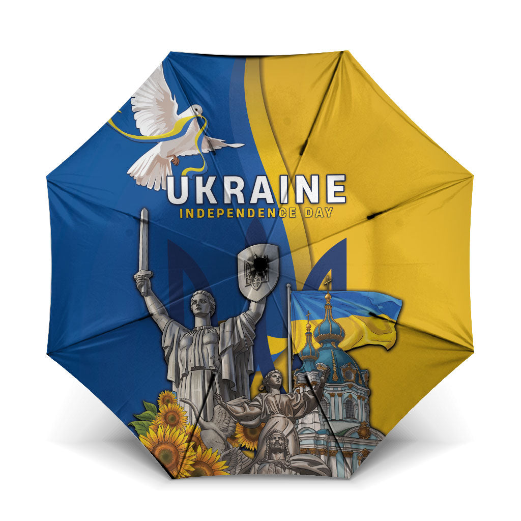 Ukraine Independence Day Umbrella Tryzub Heritage Freedom Pride