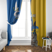 Ukraine Independence Day Window Curtain Tryzub Heritage Freedom Pride