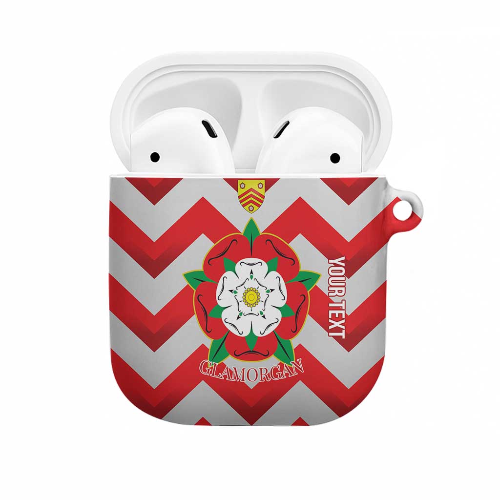 Personalized Glamorgan Wales AirPods Case The Tudor Rose Of Wales - Wonder Print Shop
