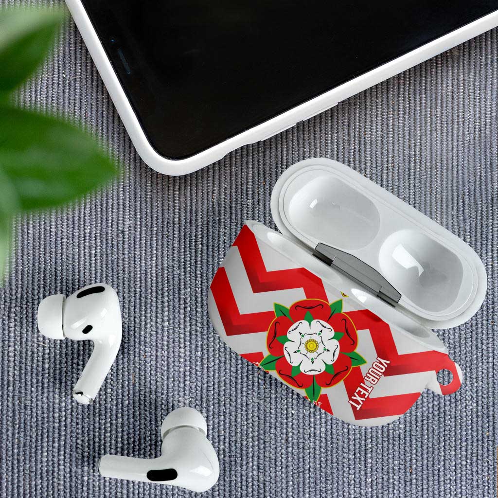 Personalized Glamorgan Wales AirPods Case The Tudor Rose Of Wales - Wonder Print Shop