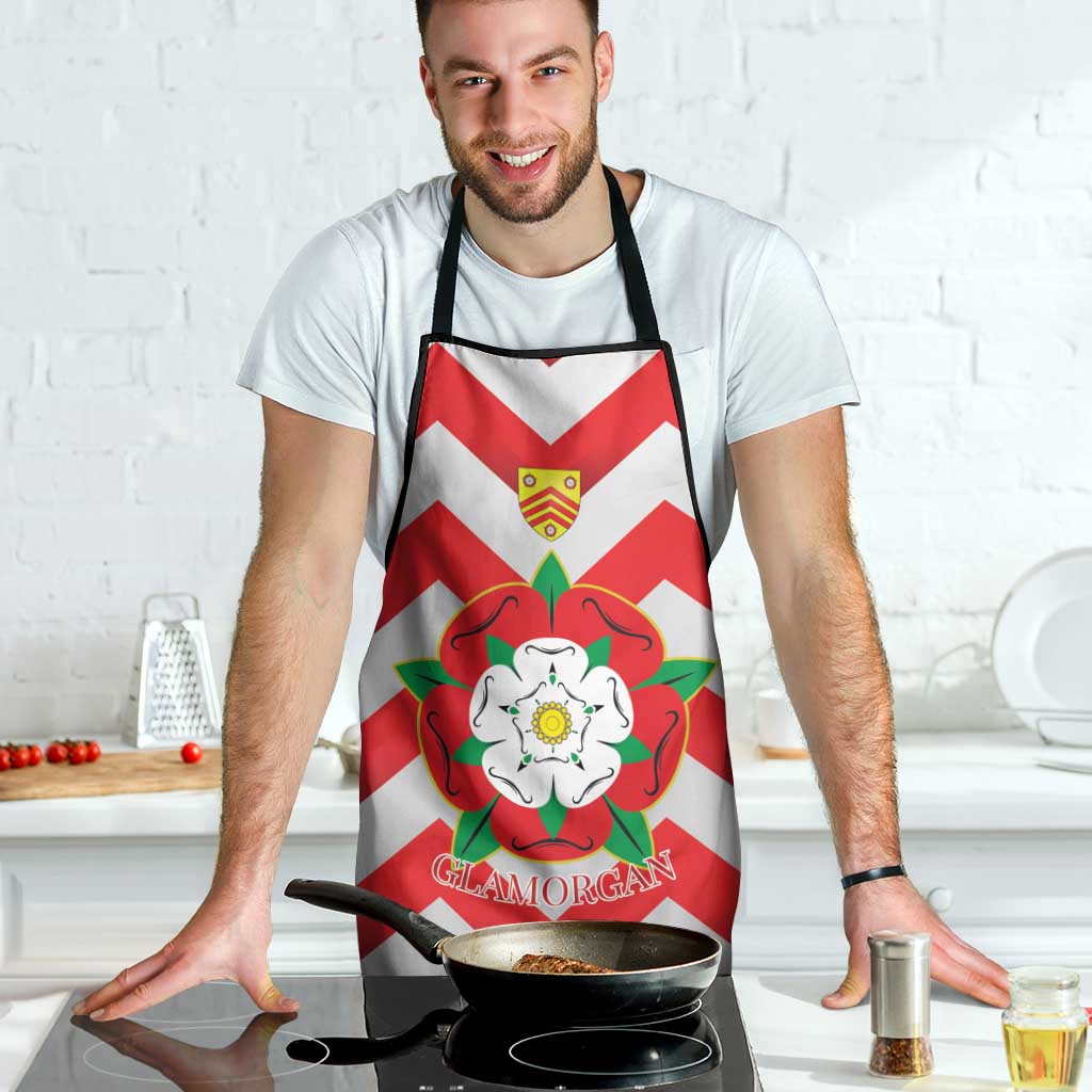 Personalized Glamorgan Wales Apron The Tudor Rose Of Wales - Wonder Print Shop