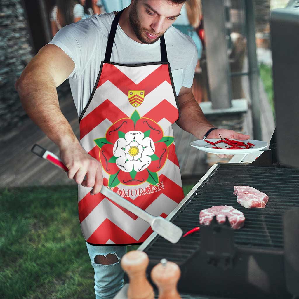 Personalized Glamorgan Wales Apron The Tudor Rose Of Wales - Wonder Print Shop