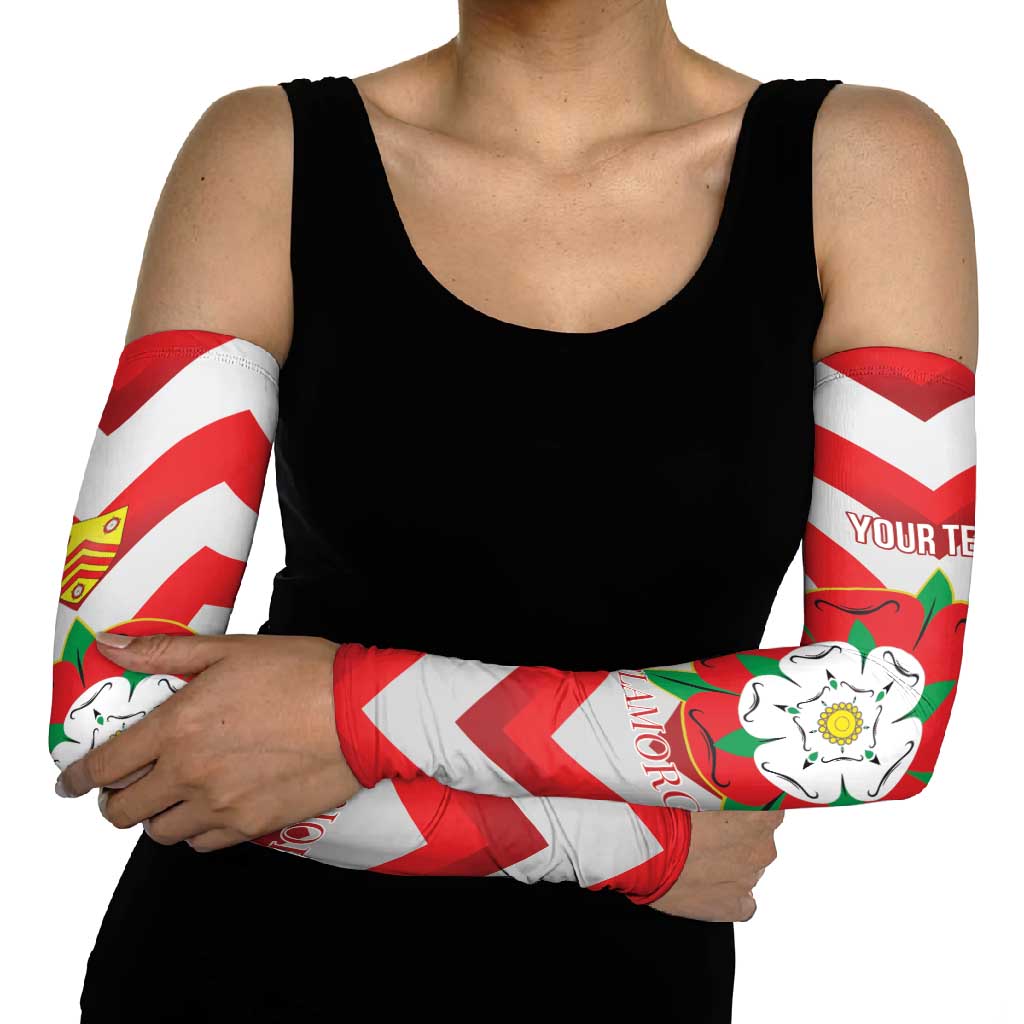 Personalized Glamorgan Wales Arm Sleeves The Tudor Rose Of Wales - Wonder Print Shop