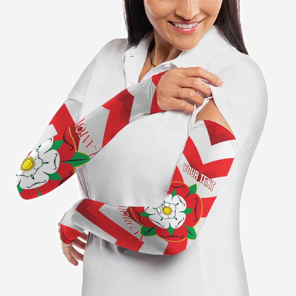 Personalized Glamorgan Wales Arm Sleeves The Tudor Rose Of Wales - Wonder Print Shop