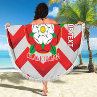 Personalized Glamorgan Wales Beach Blanket The Tudor Rose Of Wales - Wonder Print Shop