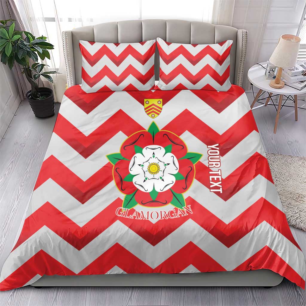 Personalized Glamorgan Wales Bedding Set The Tudor Rose Of Wales - Wonder Print Shop