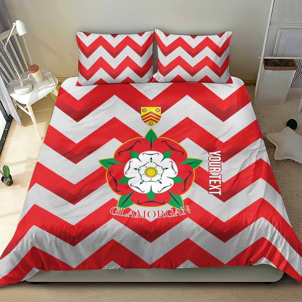 Personalized Glamorgan Wales Bedding Set The Tudor Rose Of Wales - Wonder Print Shop