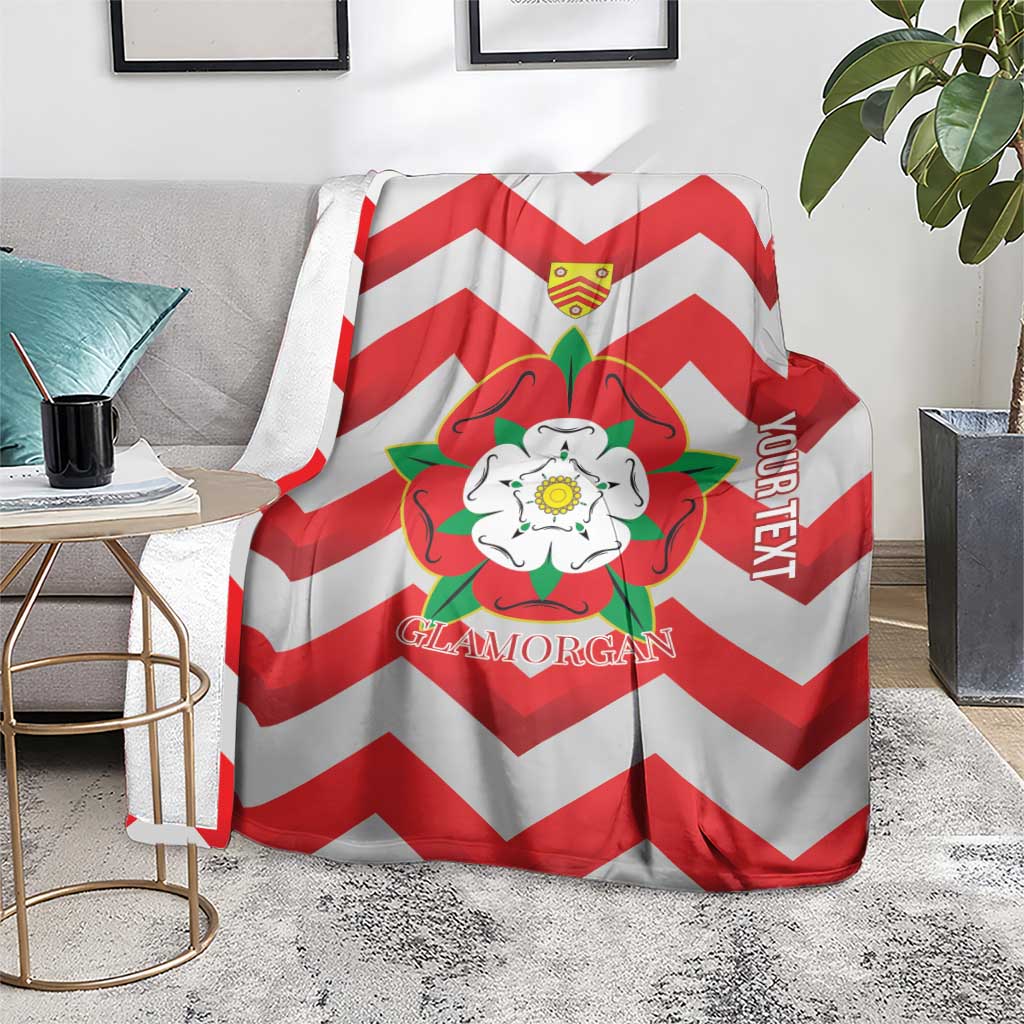 Personalized Glamorgan Wales Blanket The Tudor Rose Of Wales - Wonder Print Shop