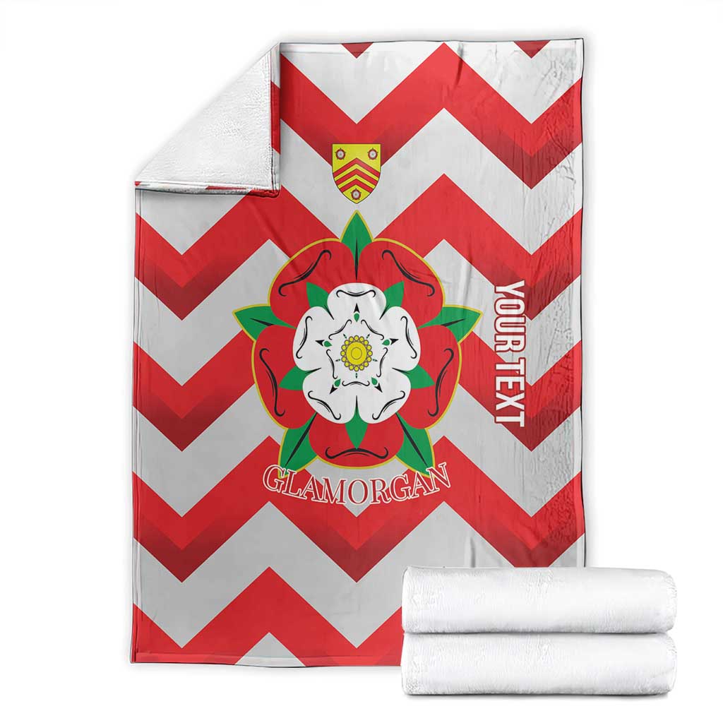 Personalized Glamorgan Wales Blanket The Tudor Rose Of Wales - Wonder Print Shop