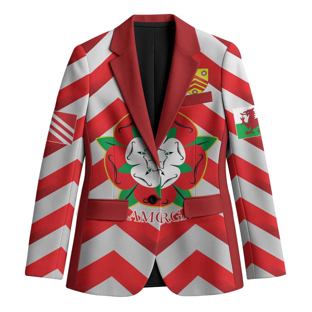 Personalized Glamorgan Wales Blazer The Tudor Rose Of Wales - Wonder Print Shop