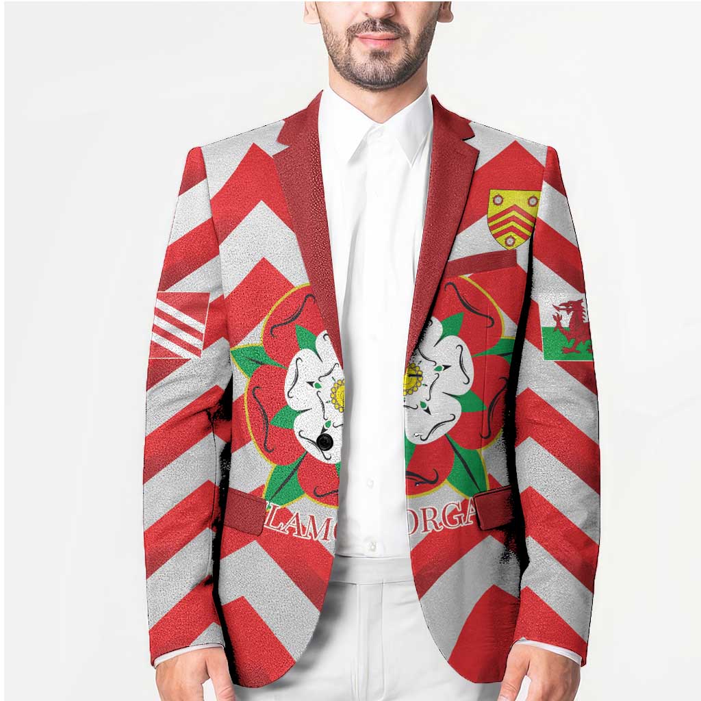 Personalized Glamorgan Wales Blazer The Tudor Rose Of Wales - Wonder Print Shop