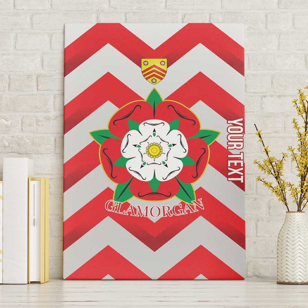Personalized Glamorgan Wales Canvas Wall Art The Tudor Rose Of Wales - Wonder Print Shop