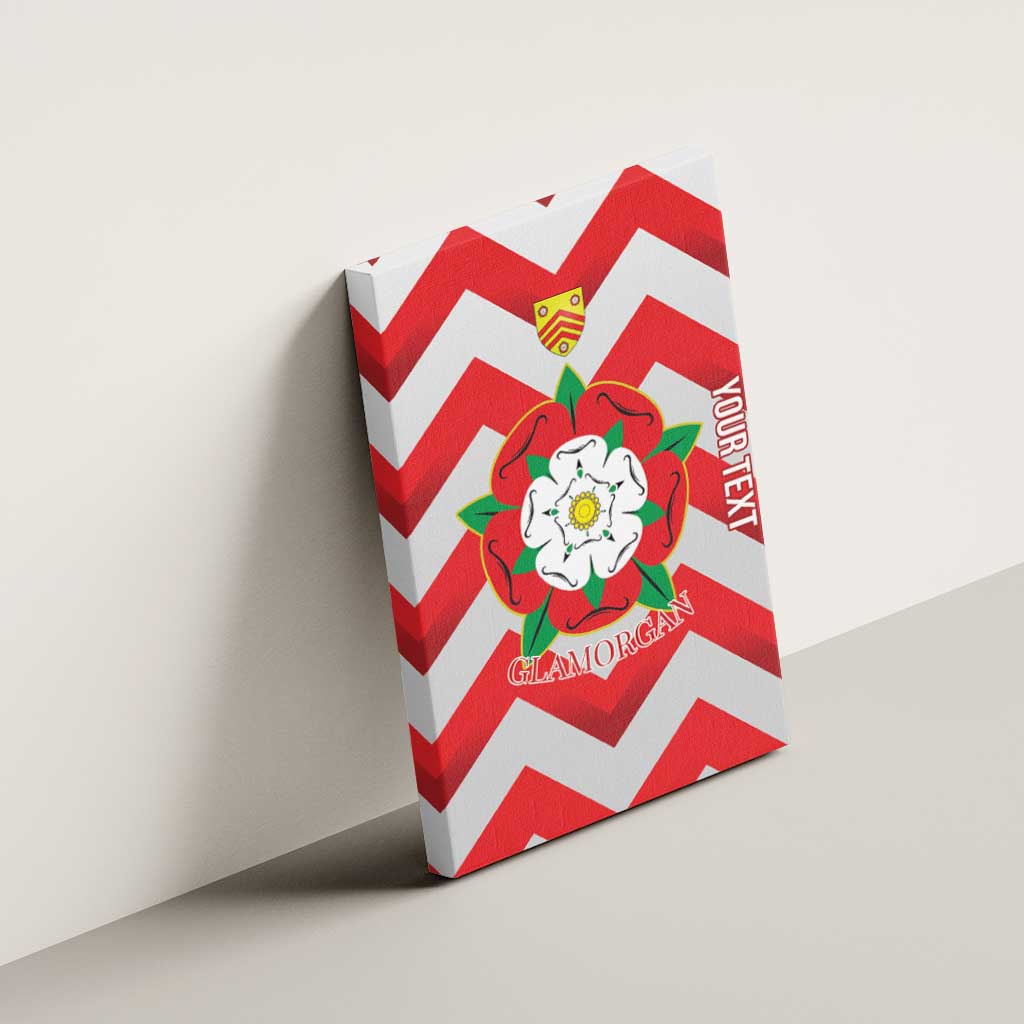 Personalized Glamorgan Wales Canvas Wall Art The Tudor Rose Of Wales - Wonder Print Shop