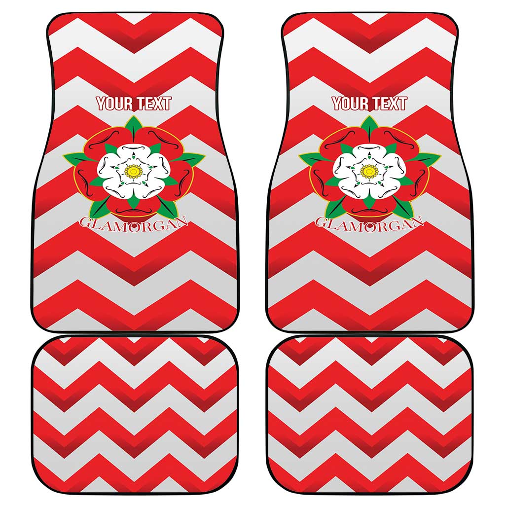 Personalized Glamorgan Wales Car Mats The Tudor Rose Of Wales - Wonder Print Shop