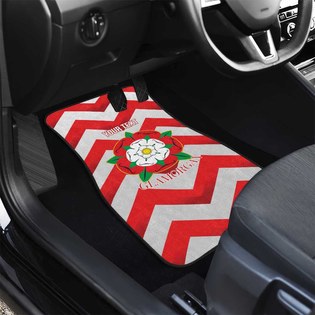 Personalized Glamorgan Wales Car Mats The Tudor Rose Of Wales - Wonder Print Shop