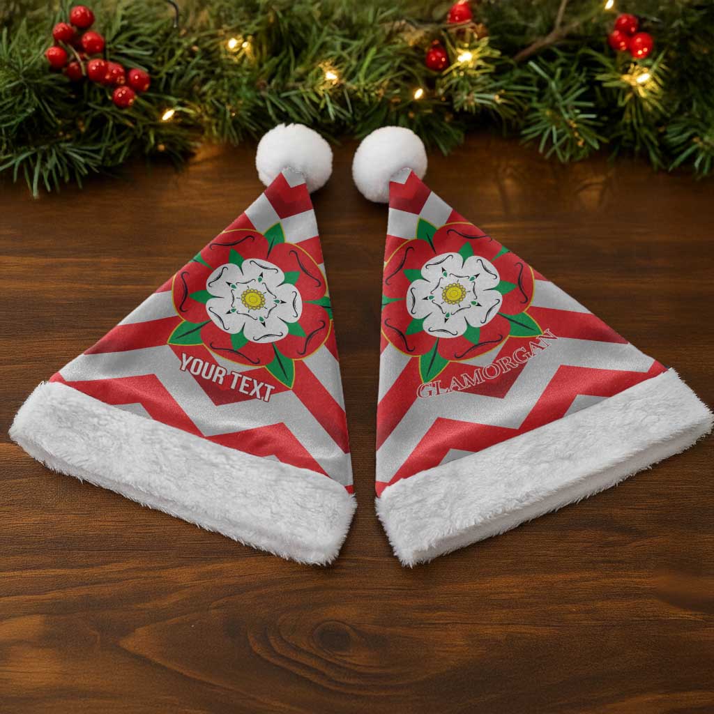 Personalized Glamorgan Wales Christmas Santa Hat The Tudor Rose Of Wales - Wonder Print Shop