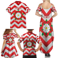 Personalized Glamorgan Wales Family Matching Summer Maxi Dress and Hawaiian Shirt The Tudor Rose Of Wales - Wonder Print Shop