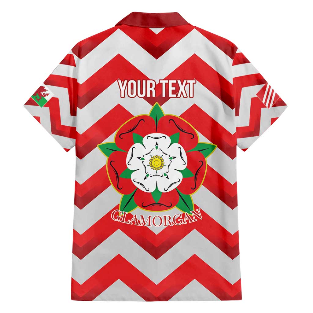 Personalized Glamorgan Wales Family Matching Tank Maxi Dress and Hawaiian Shirt The Tudor Rose Of Wales - Wonder Print Shop