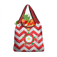 Personalized Glamorgan Wales Grocery Bag The Tudor Rose Of Wales - Wonder Print Shop
