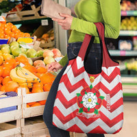 Personalized Glamorgan Wales Grocery Bag The Tudor Rose Of Wales - Wonder Print Shop