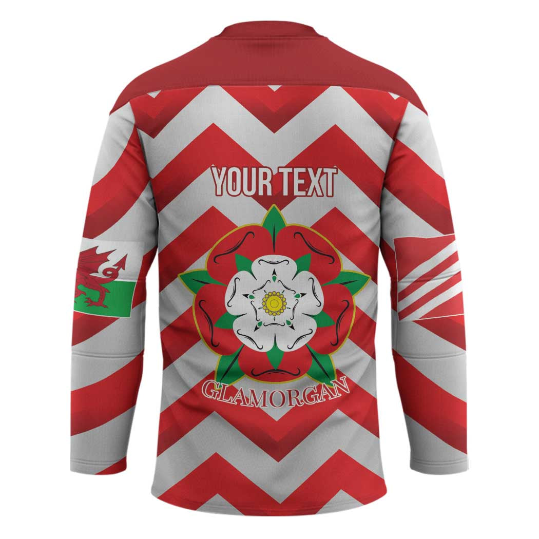 Personalized Glamorgan Wales Hockey Jersey The Tudor Rose Of Wales - Wonder Print Shop