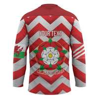 Personalized Glamorgan Wales Hockey Jersey The Tudor Rose Of Wales - Wonder Print Shop