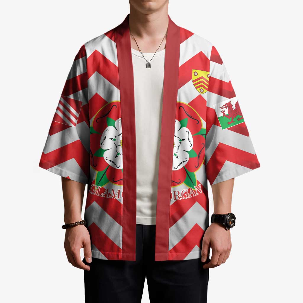 Personalized Glamorgan Wales Kimono The Tudor Rose Of Wales - Wonder Print Shop