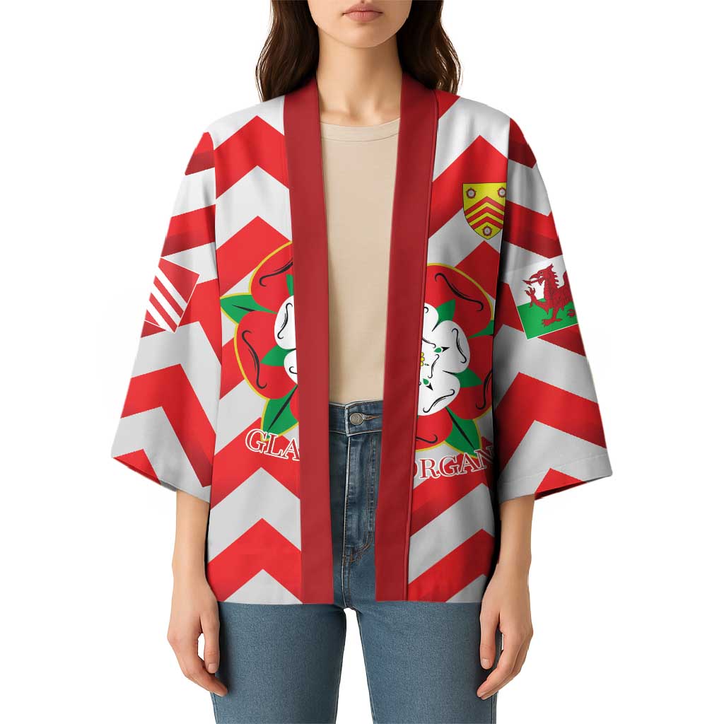 Personalized Glamorgan Wales Kimono The Tudor Rose Of Wales - Wonder Print Shop
