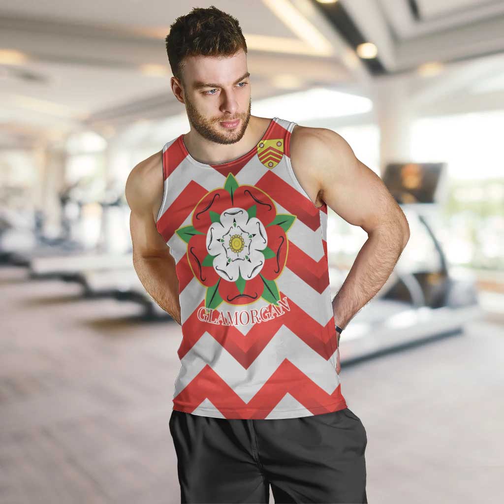 Personalized Glamorgan Wales Men Tank Top The Tudor Rose Of Wales - Wonder Print Shop