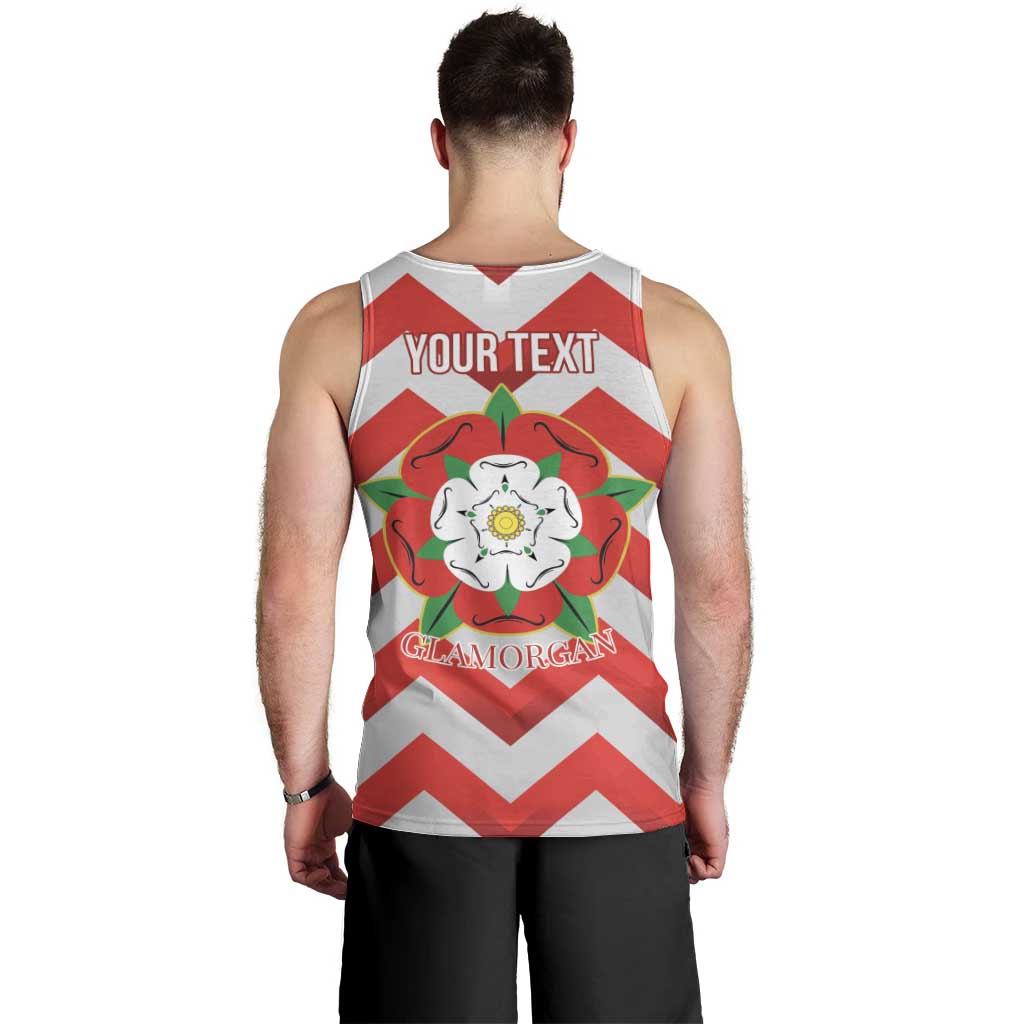Personalized Glamorgan Wales Men Tank Top The Tudor Rose Of Wales - Wonder Print Shop