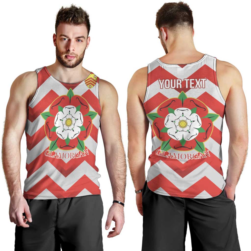Personalized Glamorgan Wales Men Tank Top The Tudor Rose Of Wales - Wonder Print Shop